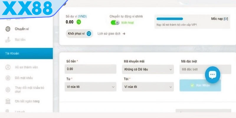 rút tiền XX88